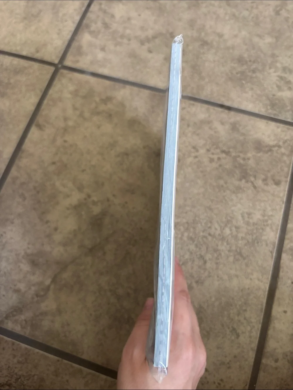 All Out Of Grocery & Household Checklist Notepad blue and white